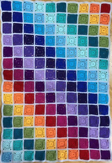 Rainbow Crochet Rug Colour Sequence-003